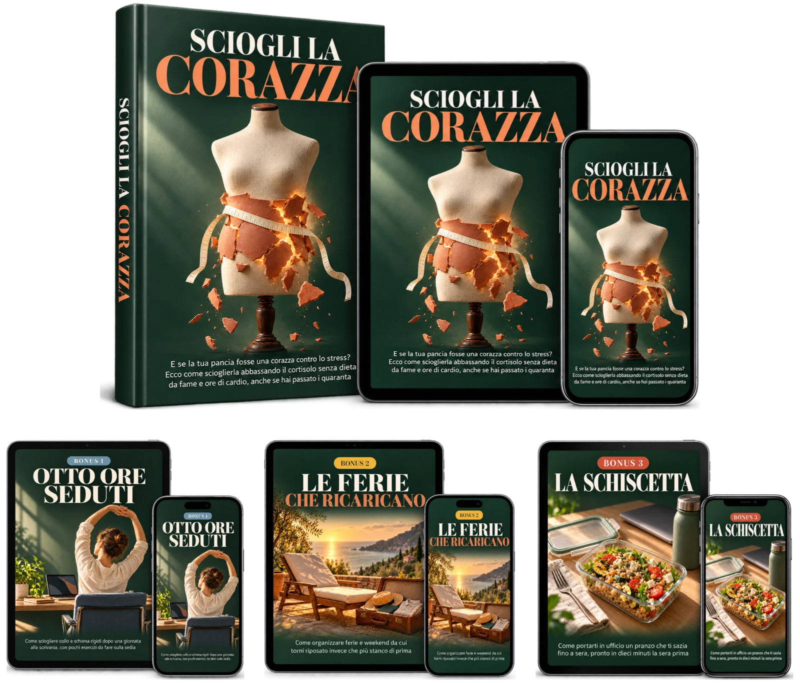 Tutto il pacchetto: la guida Sciogli la Corazza e i tre bonus